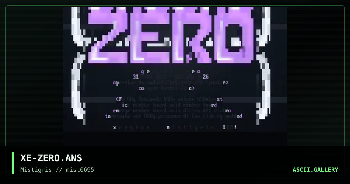 Ground Zero, by xeryrus, 1995