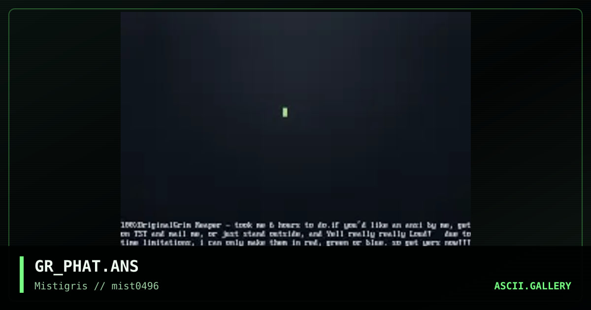 phat boy!, by grim reaper, 1996