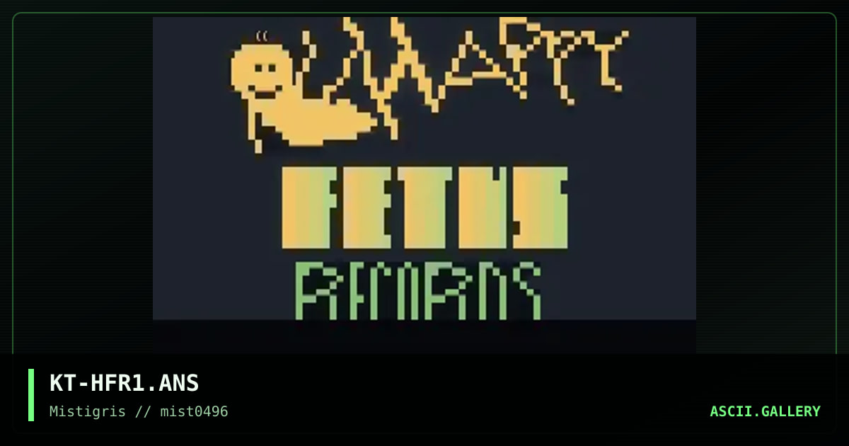 H4ppy F3tus R3cordz l0g0, by cthulu, 1996