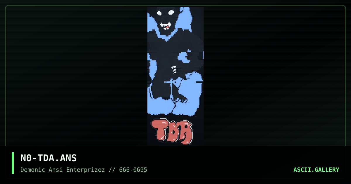 N0-TDA.ANS, by n0thing, 1995