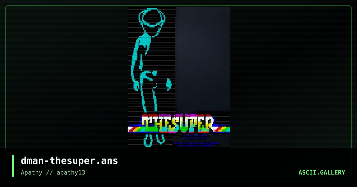 thesuper, by dman, 2015