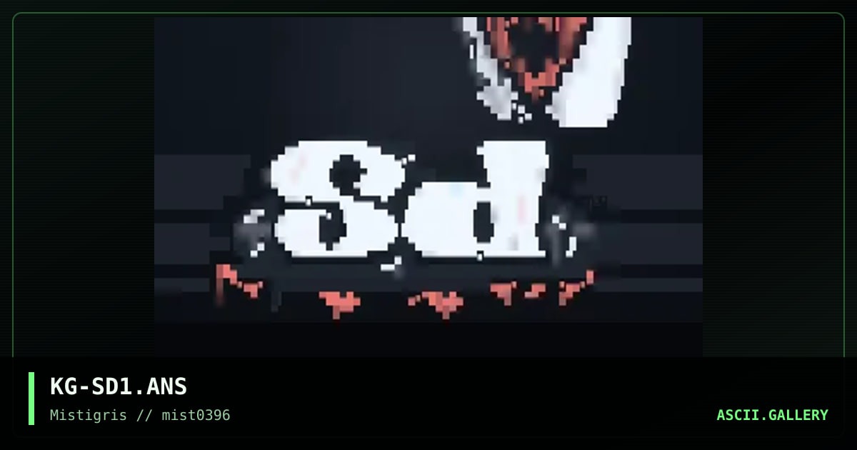 Skull Duggery, by kingyo, genocide kitten, 1996
