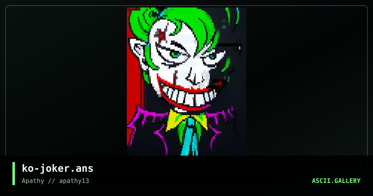 joker, by konami, 2015