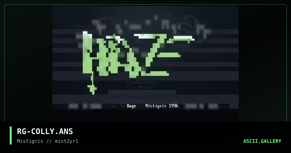 Logocolly, by rage, 1996