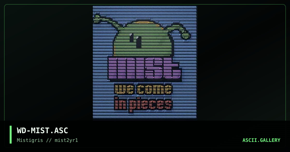 weeeeee - mist promo, by weird, 1996
