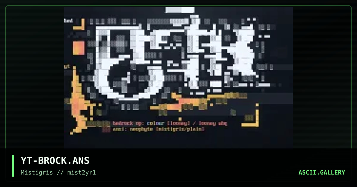 Bedrock, by neophyte, 1996