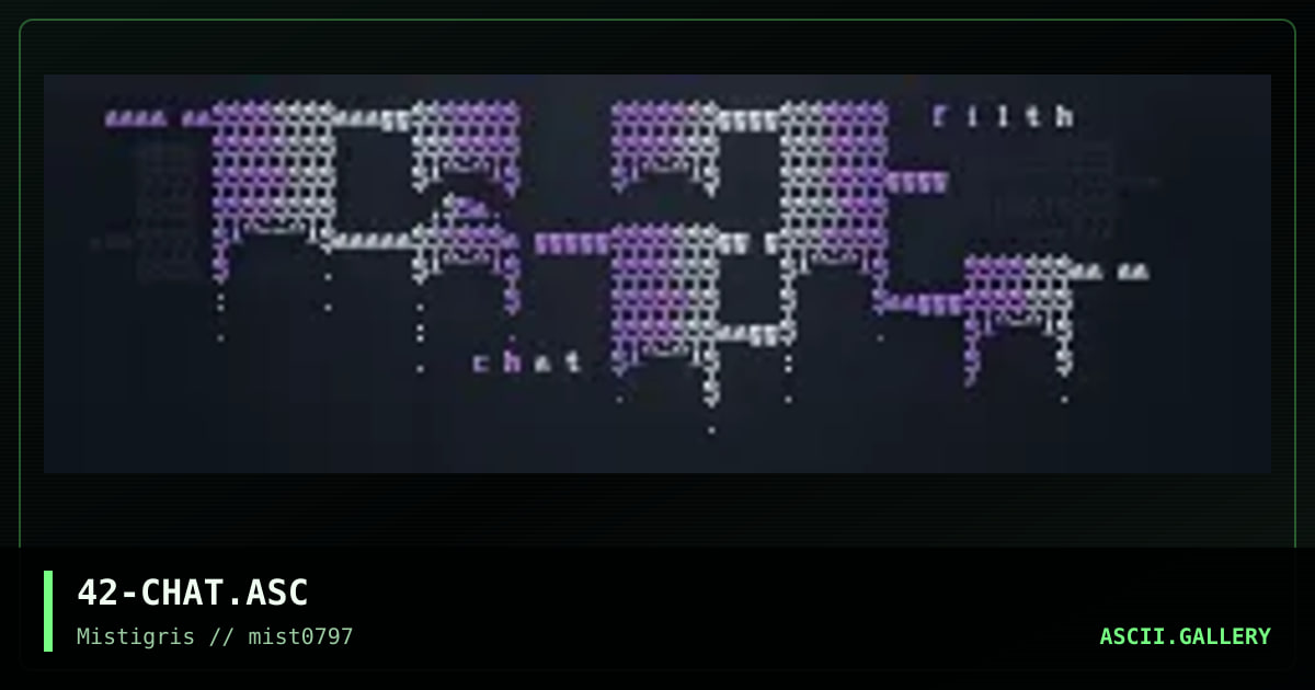 chat logo, by grav2, 1997