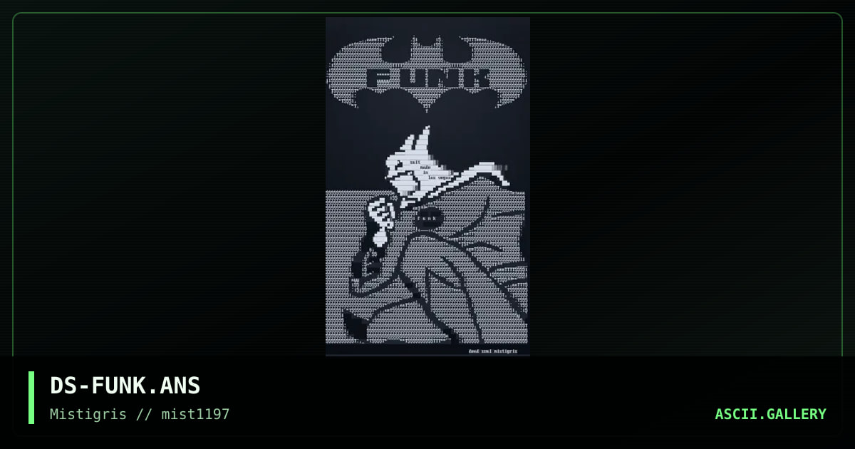 batman / funk / los vegas, by dead soul, 1997