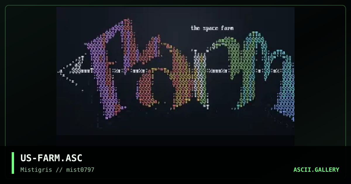 The Space Farm, by dead soul, the iconoclast, 1997