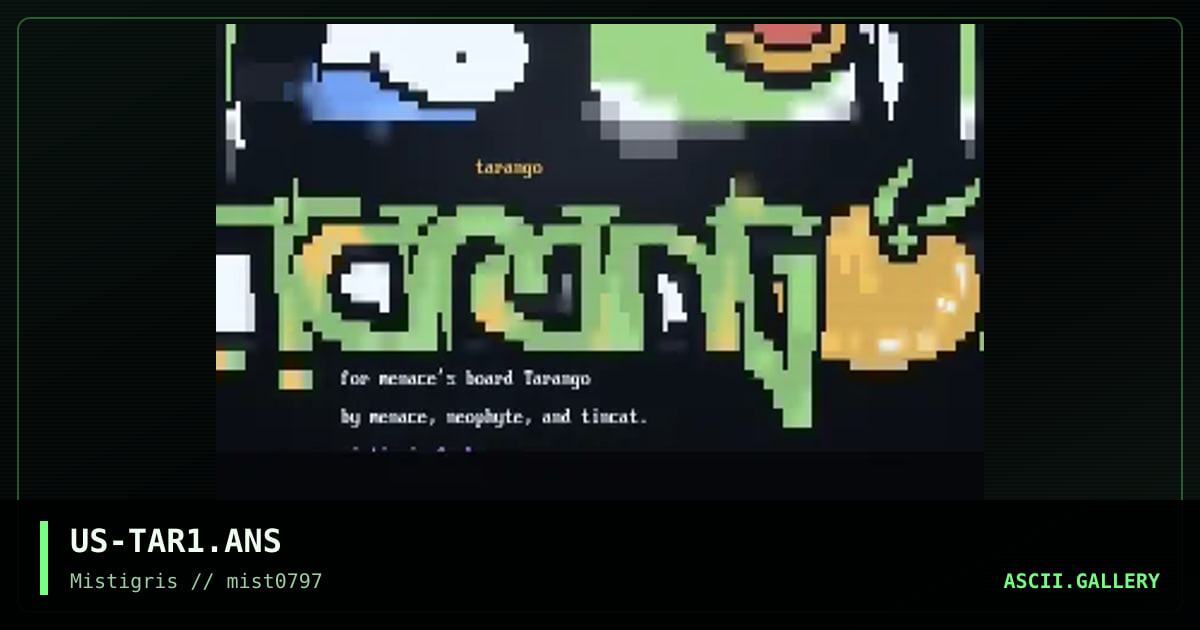 Tarango!@, by menace, neophyte, tincat, 1997