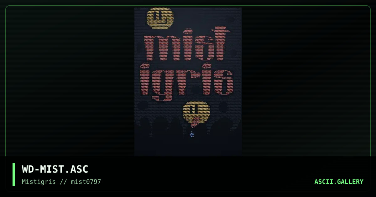 mistigris logo, by weird, 1997