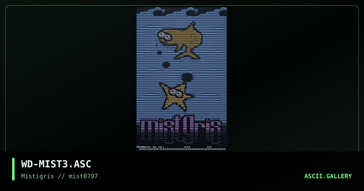 Mistigris Promo, by weird, 1997