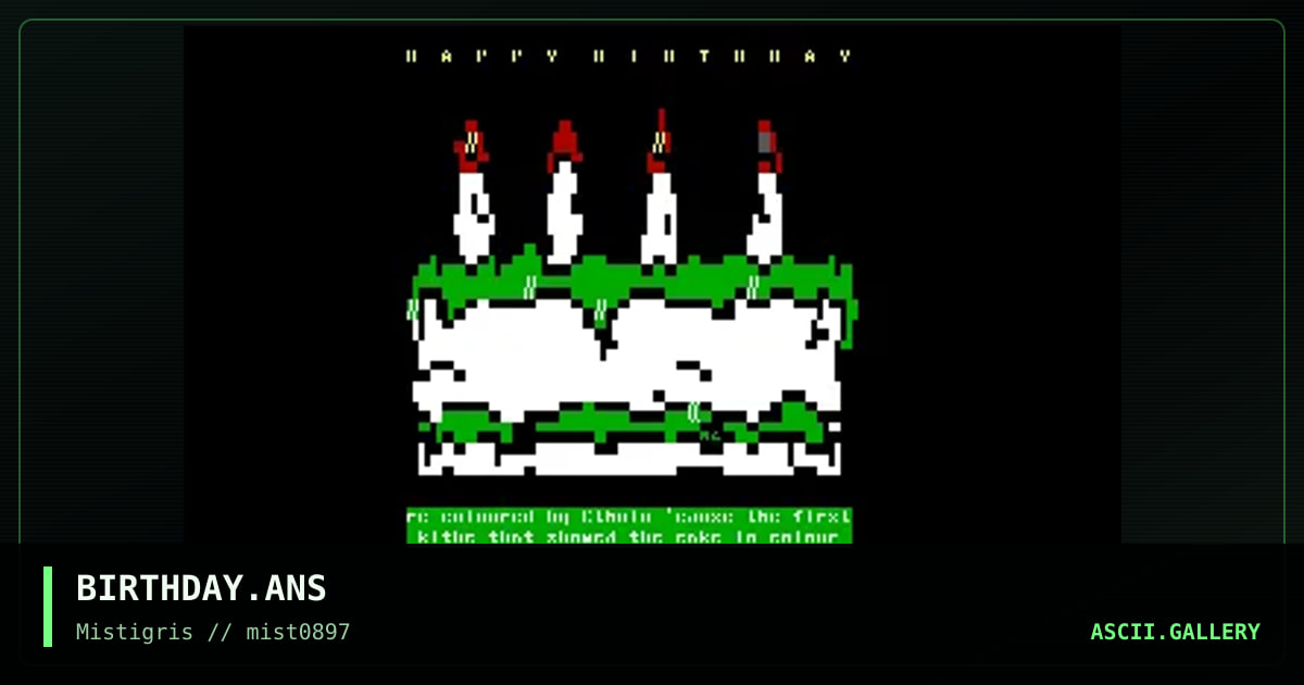 Mist member birthdays for 08/97!, by mage, 1997