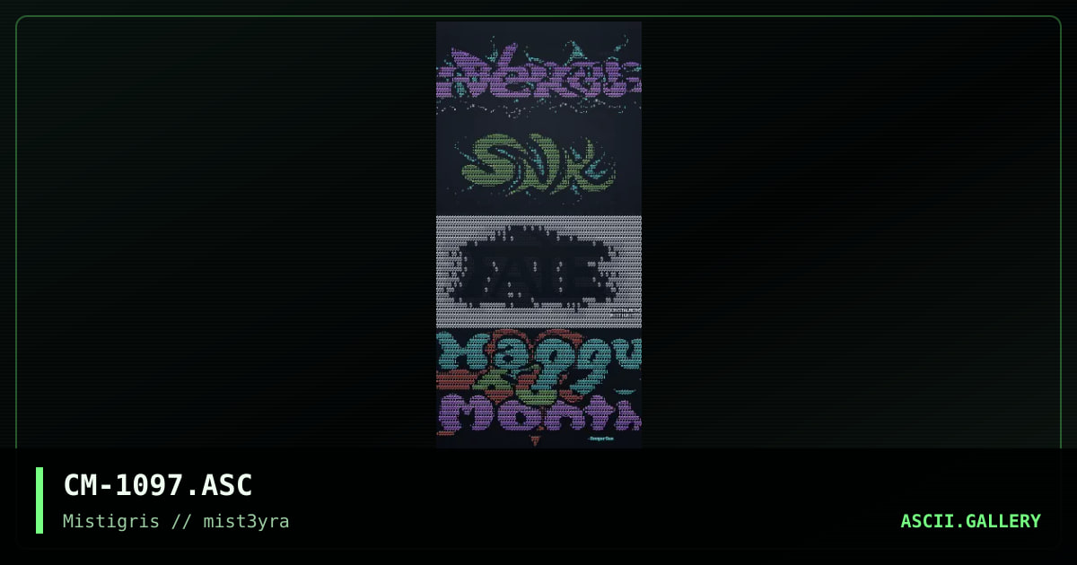 October logocolly, by crystalmeth, 1997