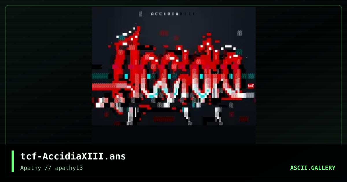 AccidiaXIII, by the creep fever, 2015