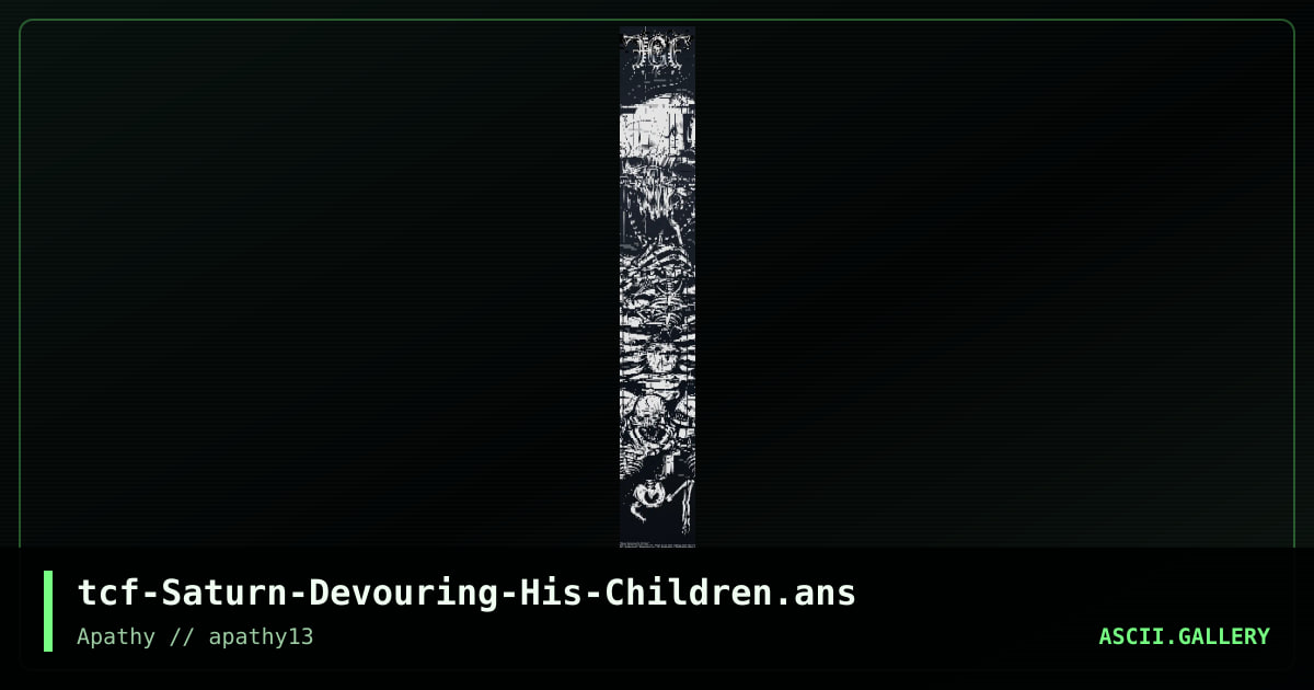 saturn devouring his children, by the creep fever, 2015