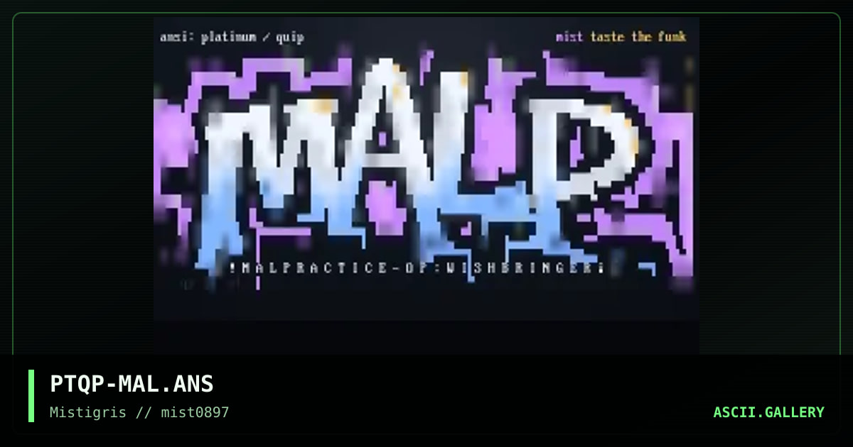 Malpractice, by quip, platinum, 1997
