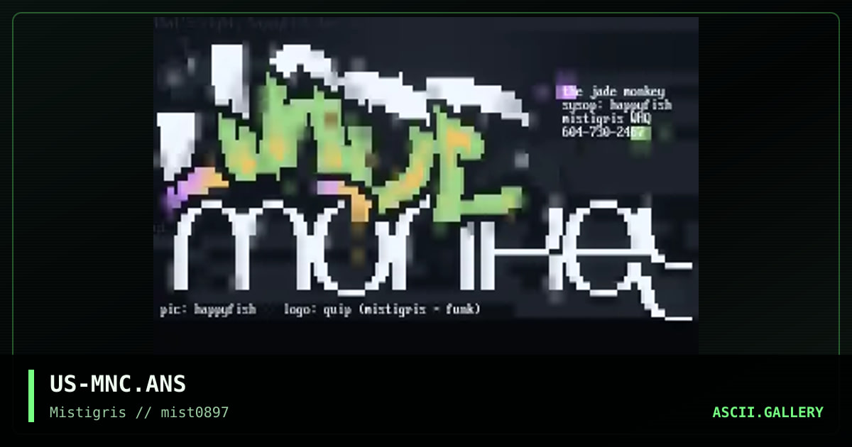 The Jade Monkey, by happyfish, 1997