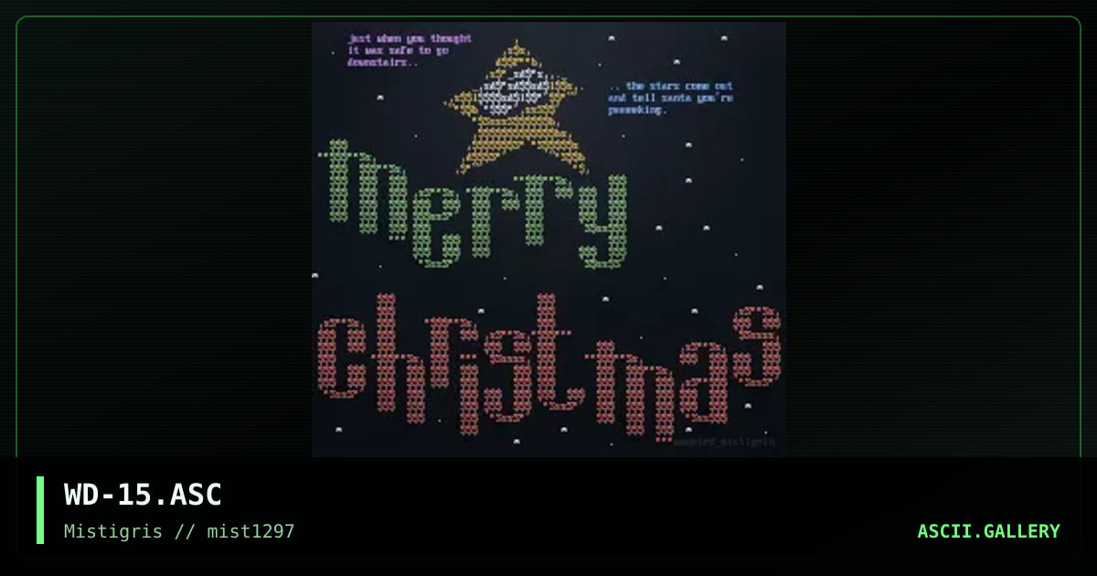 merry christmas, by weird, 1997