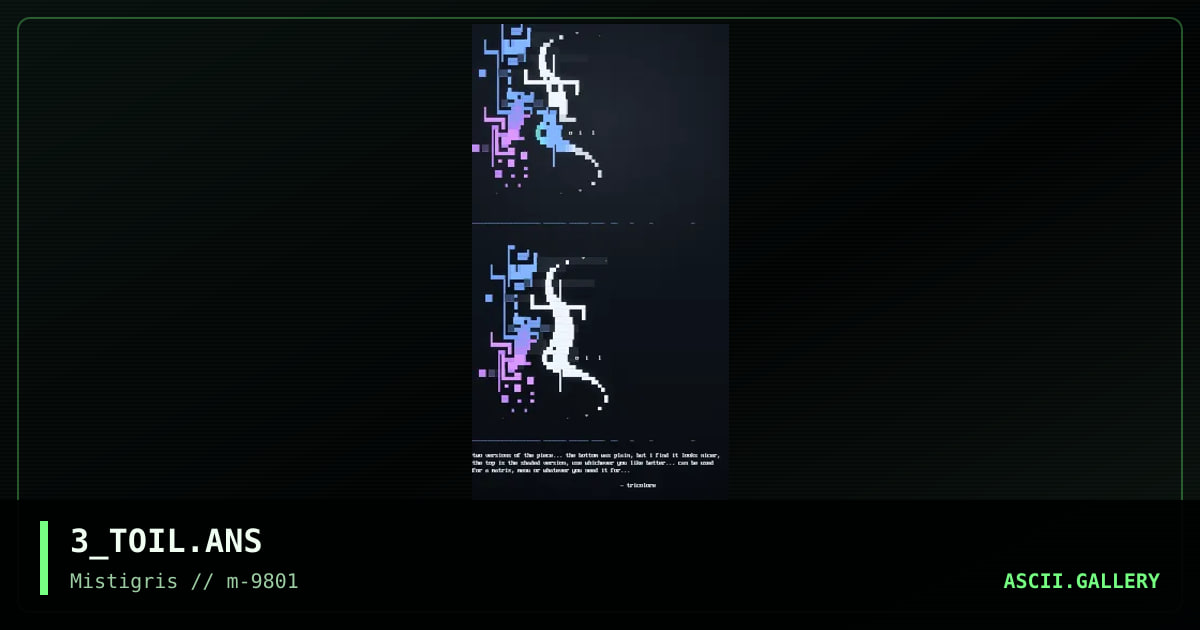 toil, by tricolore, 1998