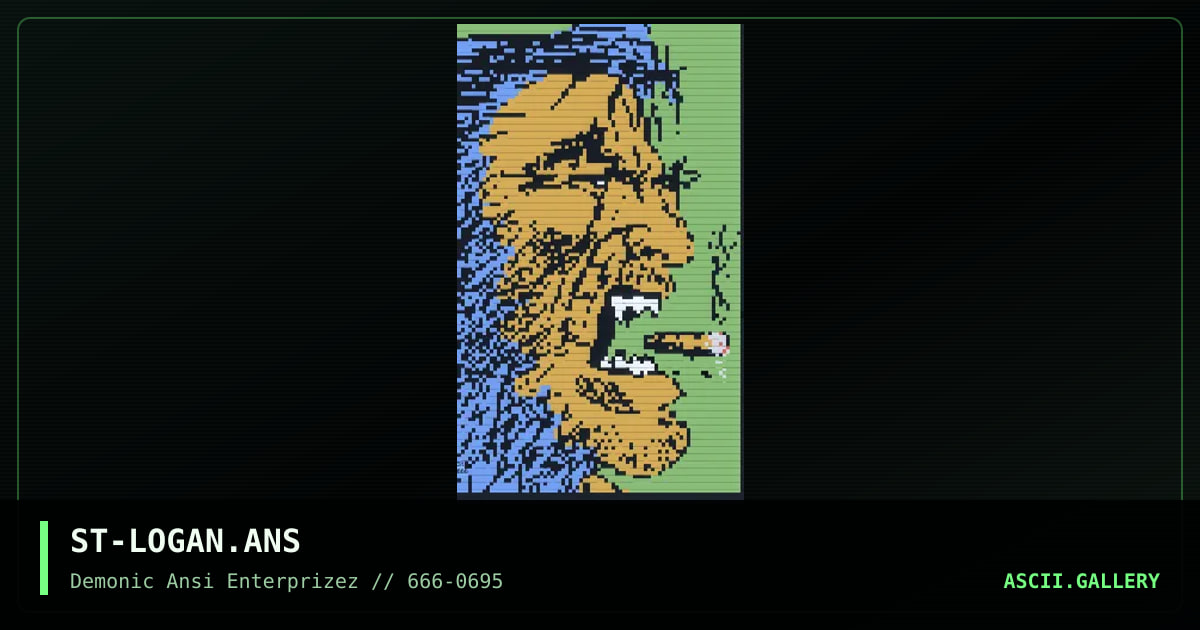 ST-LOGAN.ANS, by sticky, 1995