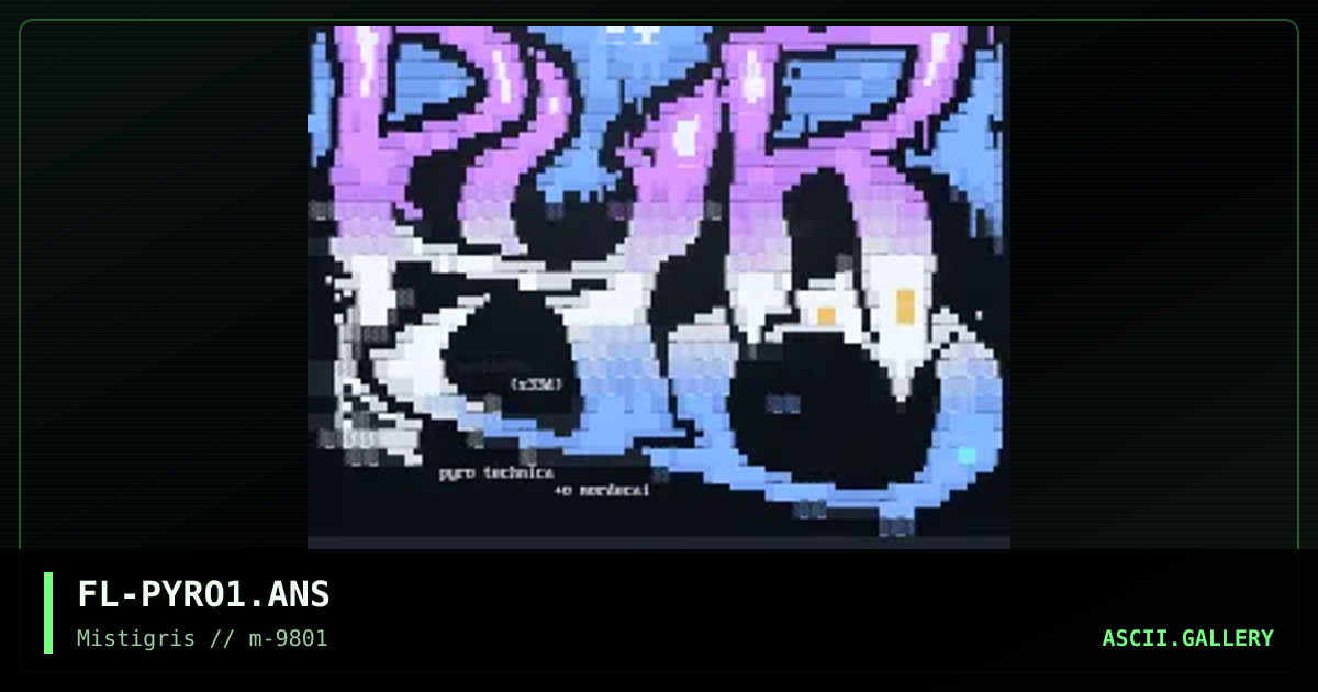 pyro technica, by flibbles, 1998