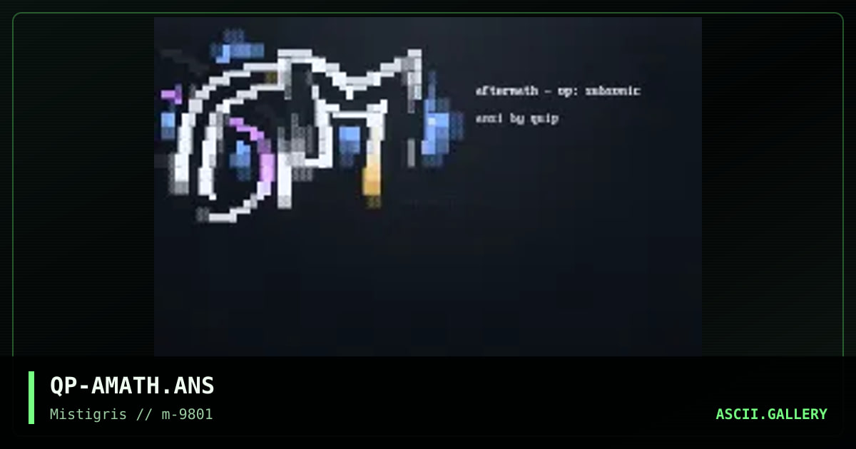 aftermath, by quip, 1998