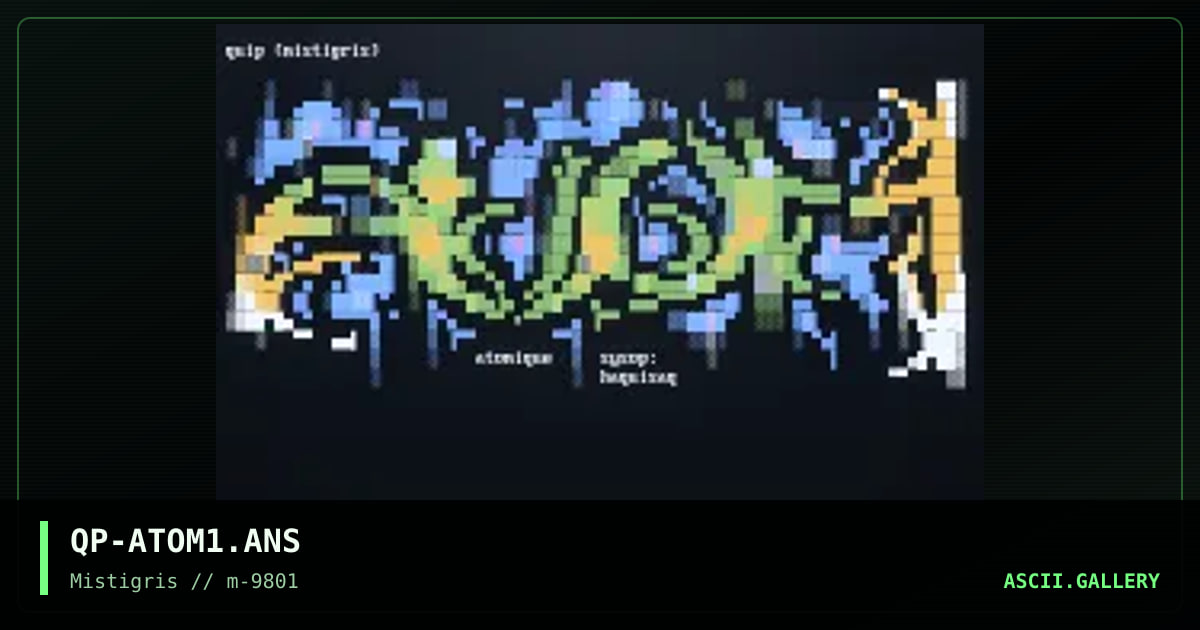 atomique, by quip, 1998