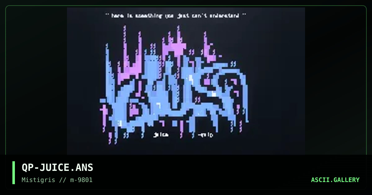 juice, by quip, 1998