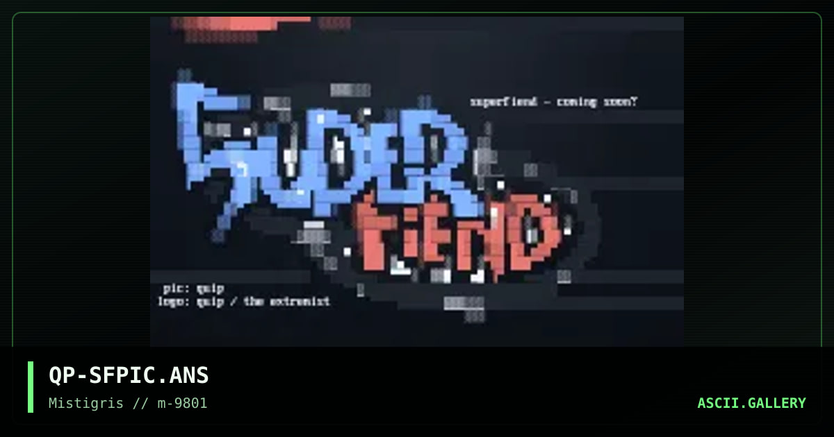 superfiend, by quip, the extremist, 1998