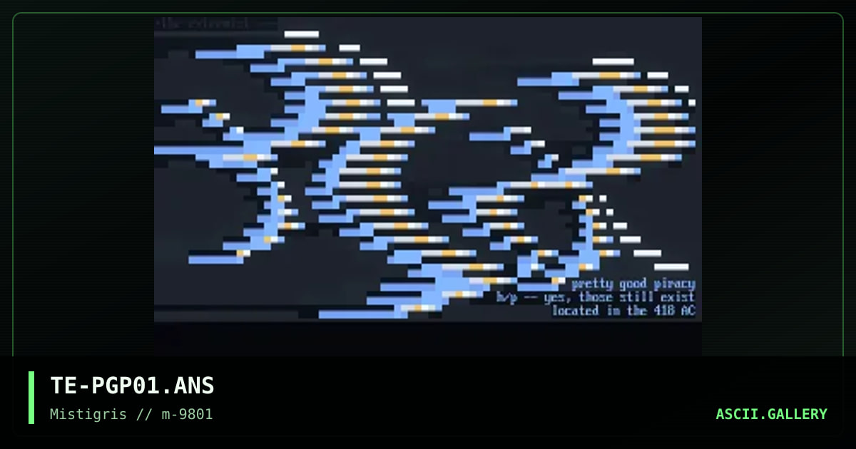 Pretty Good Piracy logo, by the extremist, 1998