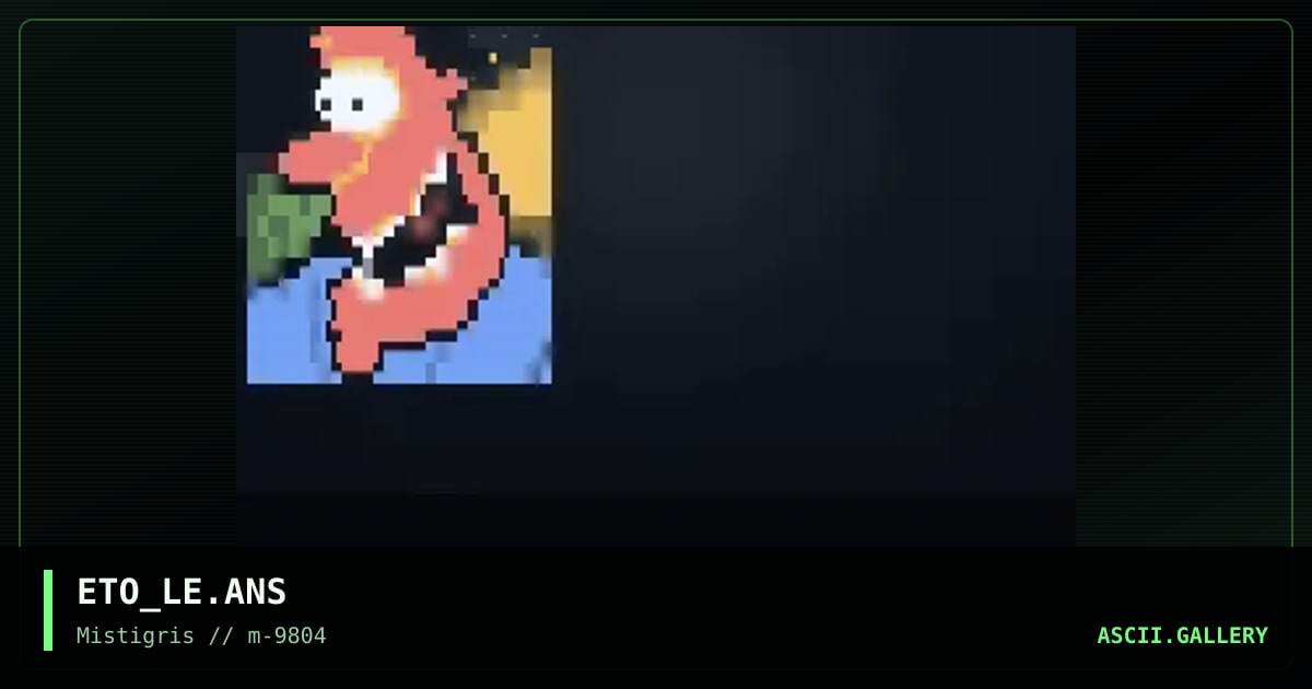 ScARiER GuY, by eto, 1998