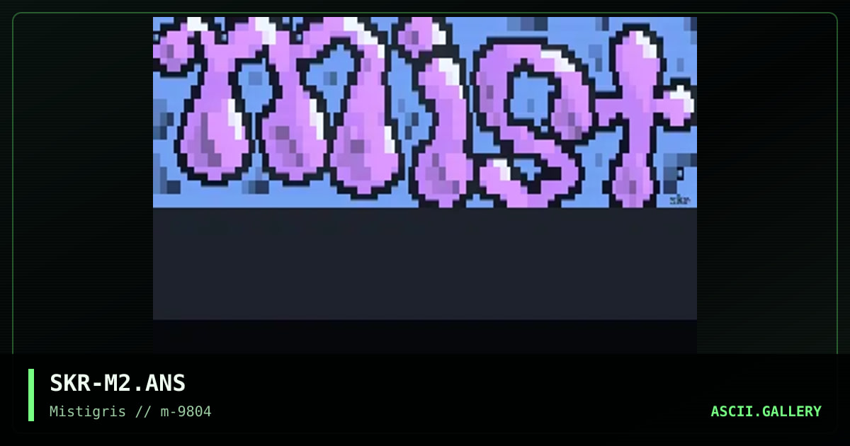 MiSTiGRiS Logo, by skrubly, 1998