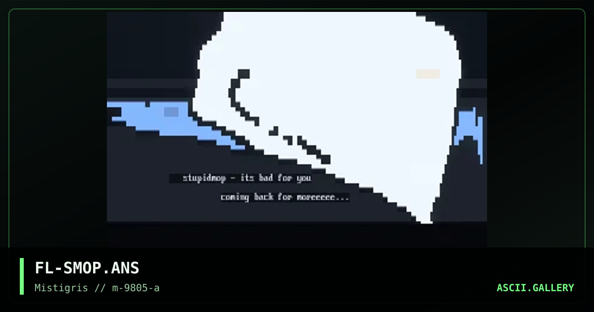 Stupid Mop, by mr. flibbles, 1998