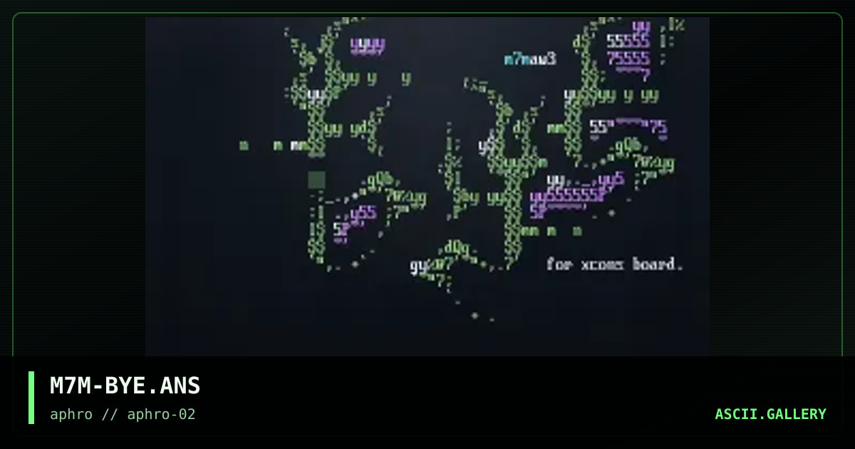 M7M-BYE.ANS, by metal militia, 1997