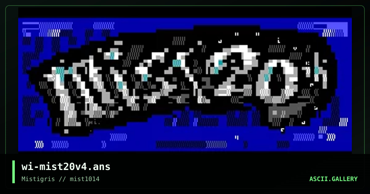 Mistigris 20th Anniversary, by wi, 2014