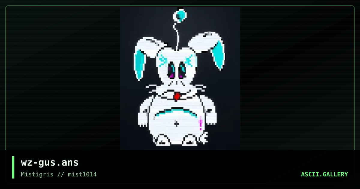 Gus, by whazzit, 2014