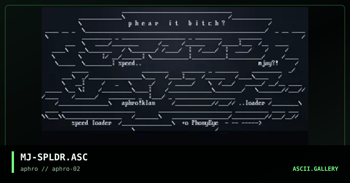 MJ-SPLDR.ASC, by mjay, 1997