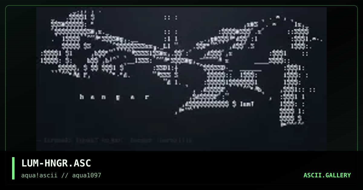 hangar, by luminator, 1997