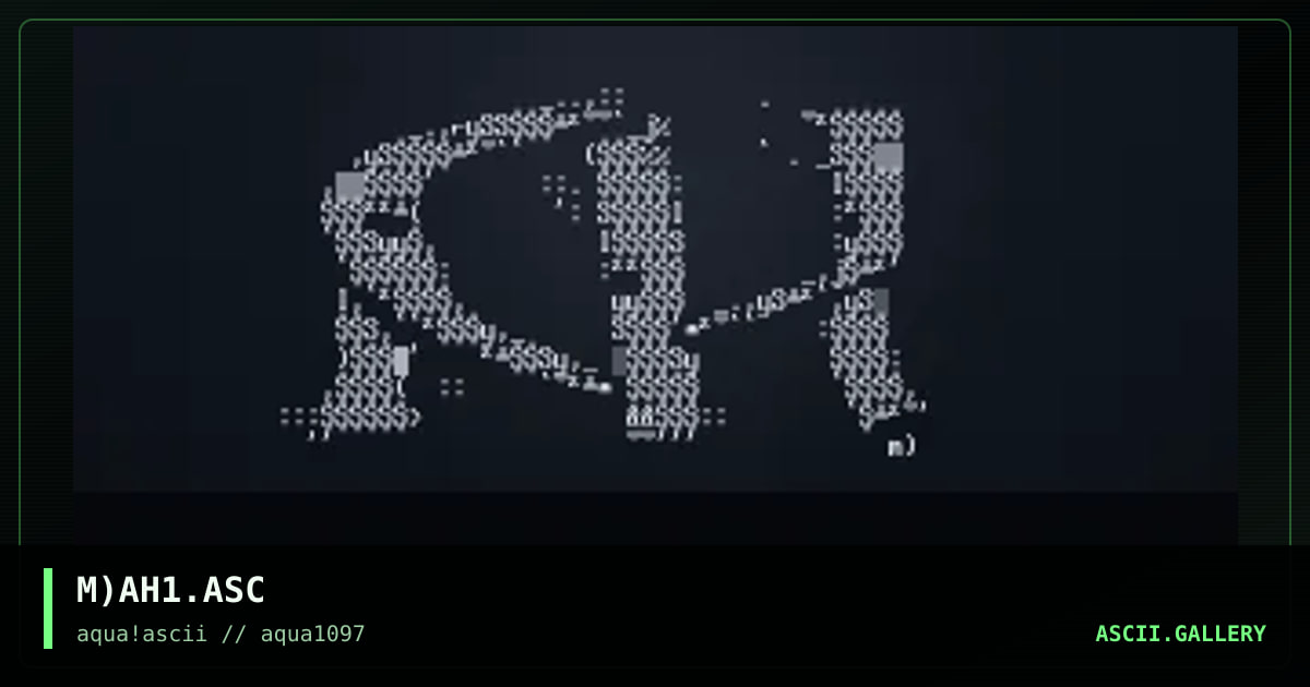 ah logo, by mice, 1997