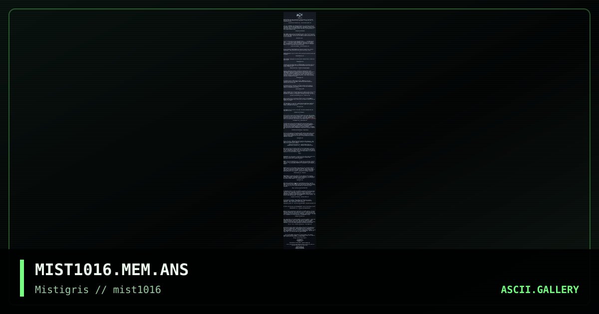 MIST1016 Memberlist, by nail, cthulu, 2016