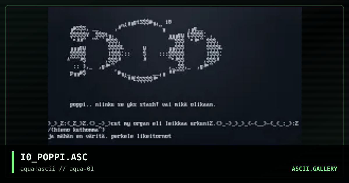 poppia, by naam10, 1997
