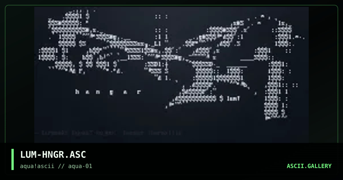 hangar, by luminator, 1997