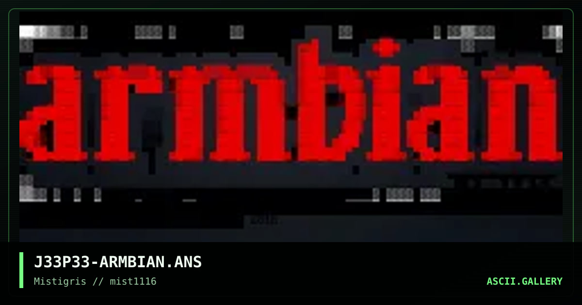 Armbian, by j33p33, 2016