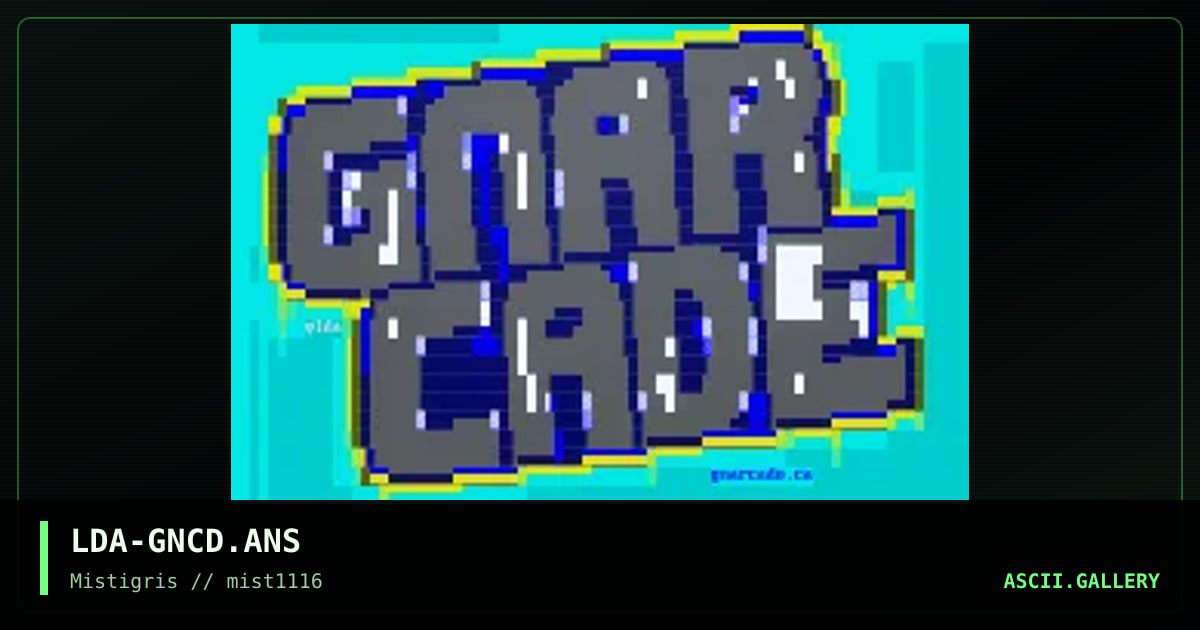 Gnarcade, by lda, 2016