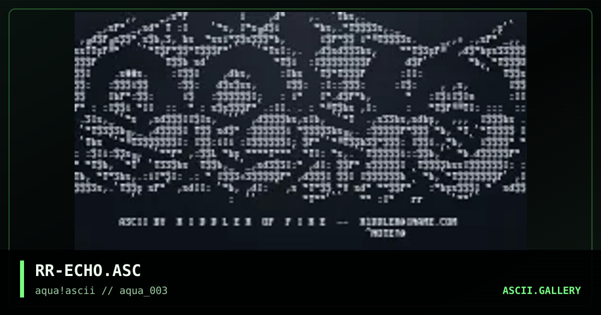 RR-ECHO.ASC, by riddler, 1998