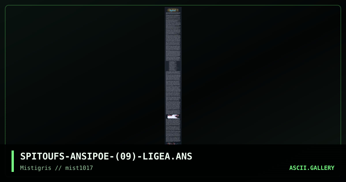 Story 2 - Ligea, by spitoufs, 2017