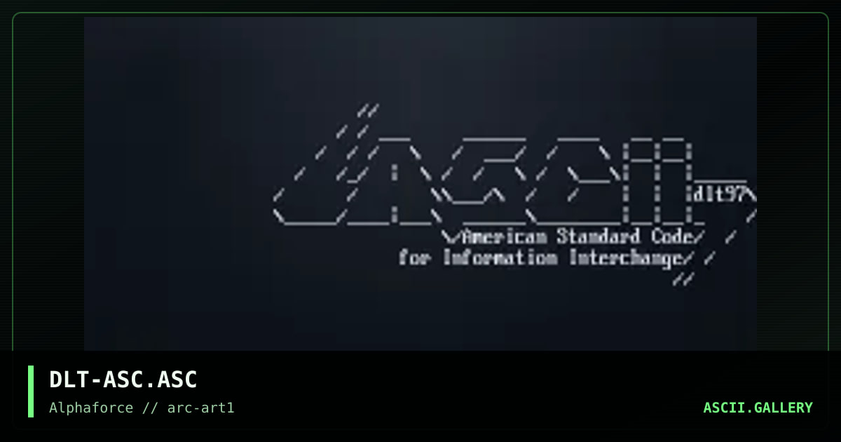 DLT-ASC.ASC, by dalton, 1997