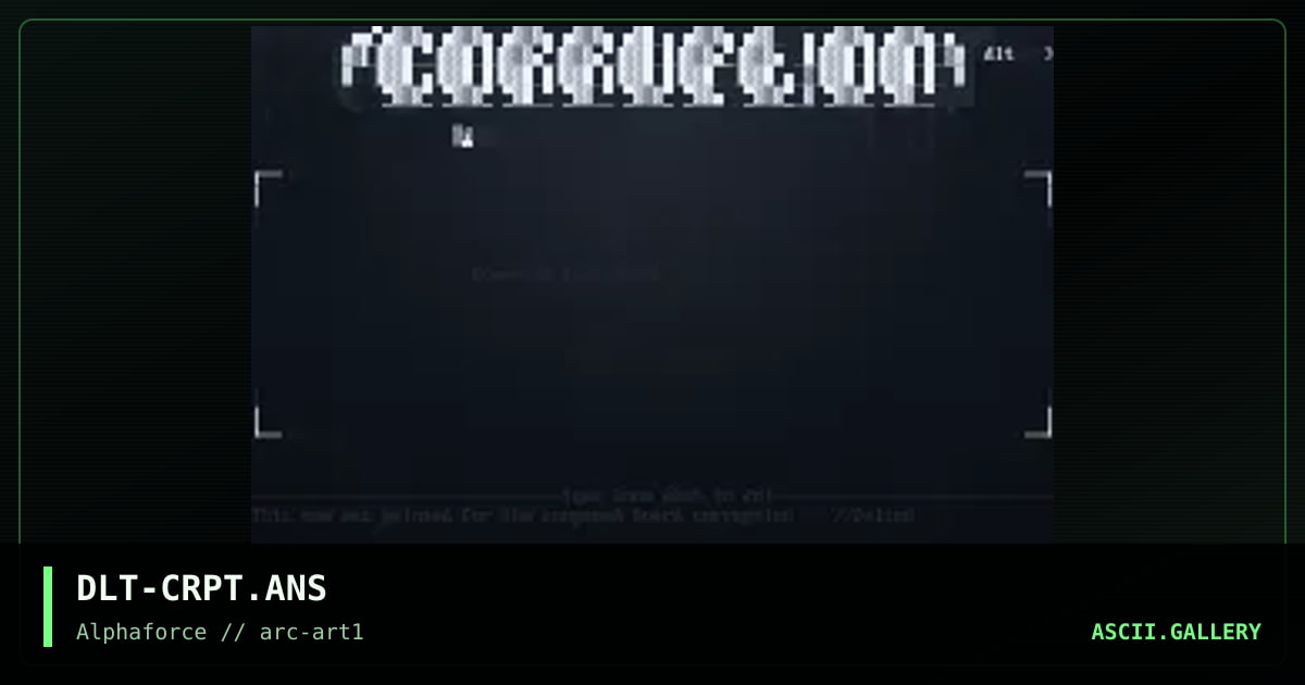 DLT-CRPT.ANS, by dalton, 1997