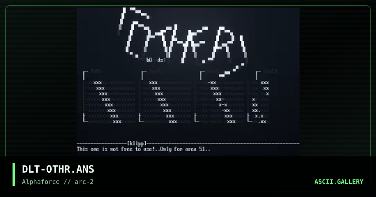 DLT-OTHR.ANS, by dalton, 1997